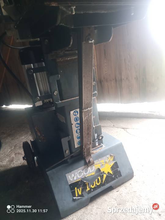 Łuparka pionowa hydrauliczna 10T 400V lubelskie Radzyń Podlaski