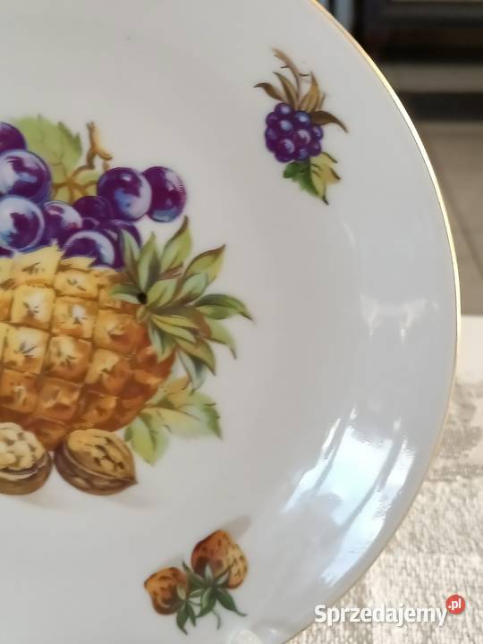 Talerz owocowy ananas na ciasto sery Zamość