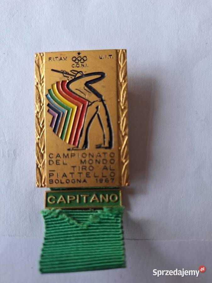 Przypinki z zawodów strzeleckich Sporty strzeleckie i myślistwo Zakopane