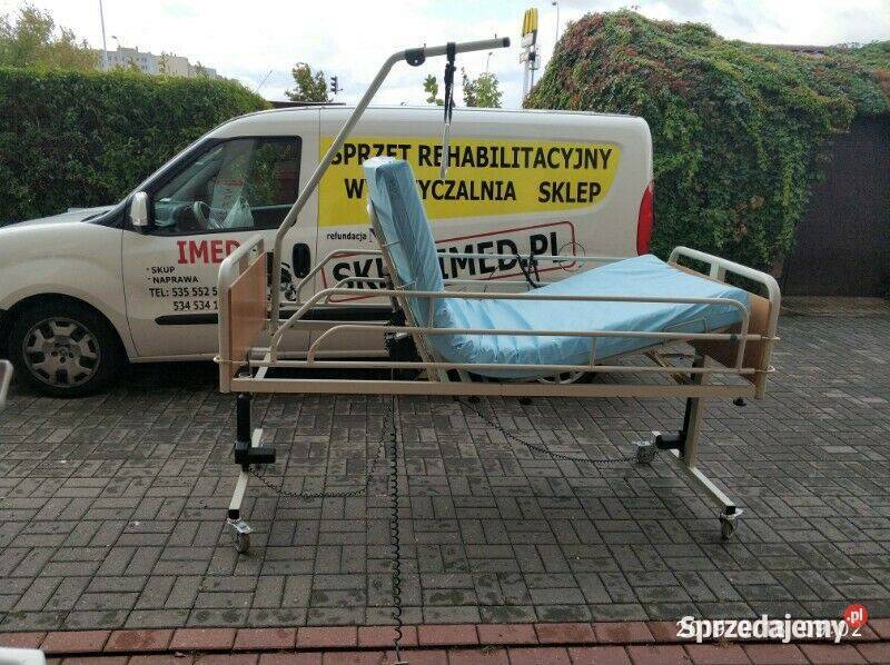 Łóżko Rehabilitacyjne Elektryczne na pilota Sprzęt rehabilitacyjny i ortopedyczny mazowieckie Warszawa