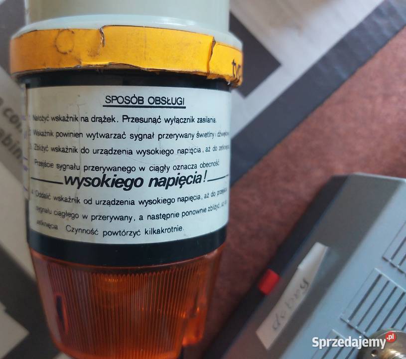 Akustyczno optyczny wskaźnik napięcia AOWN Dąbrowa Górnicza