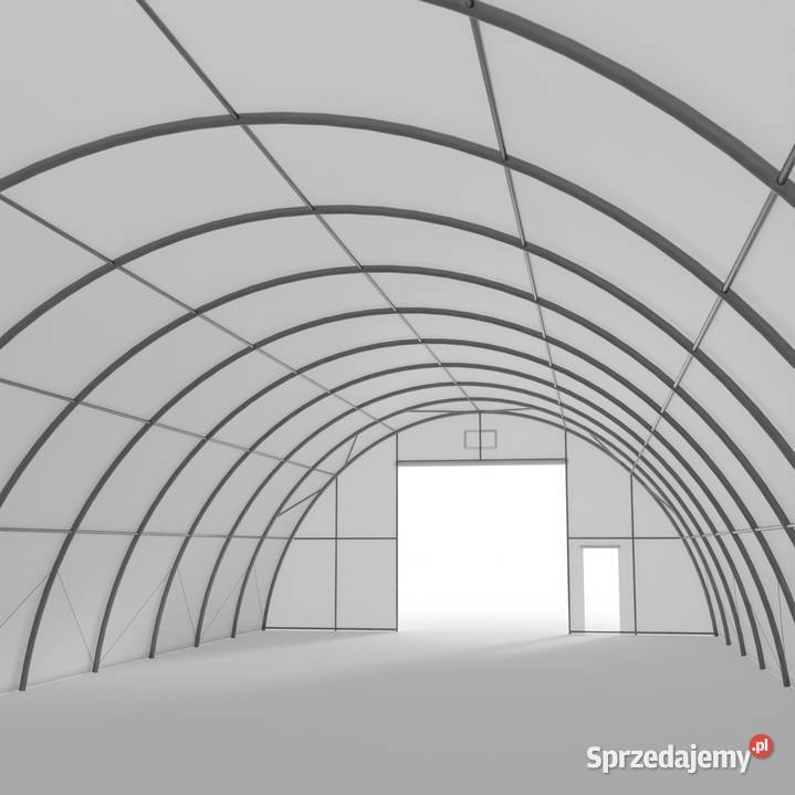 Hala namiotowa łukowa 122x18m PVC 750gm Wrocław