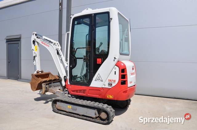 Takeuchi TB216 zamknięta kabina Okazja Koparki Myślenice sprzedam