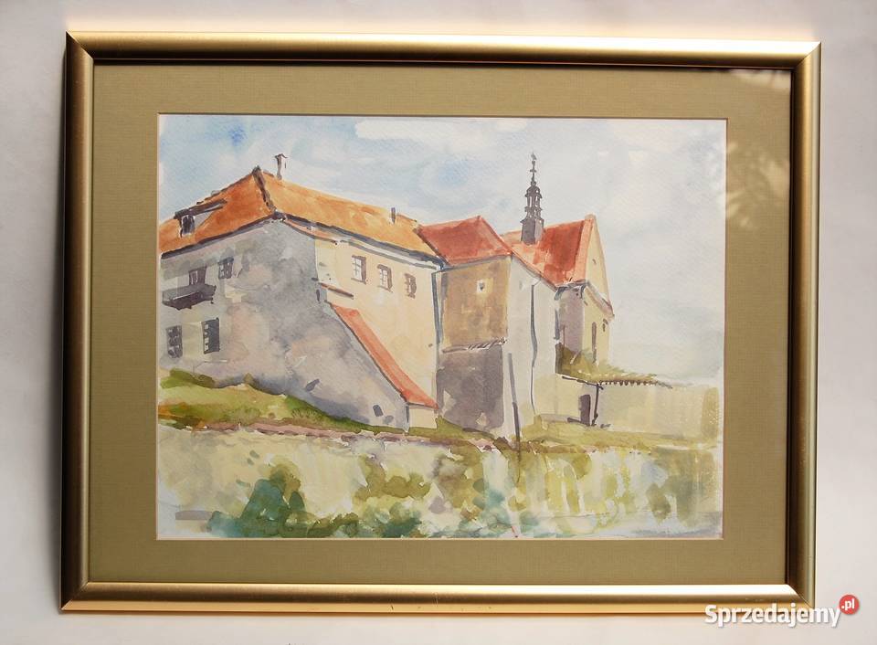 Stare Miasto Lublin akwarela obraz Mirosława