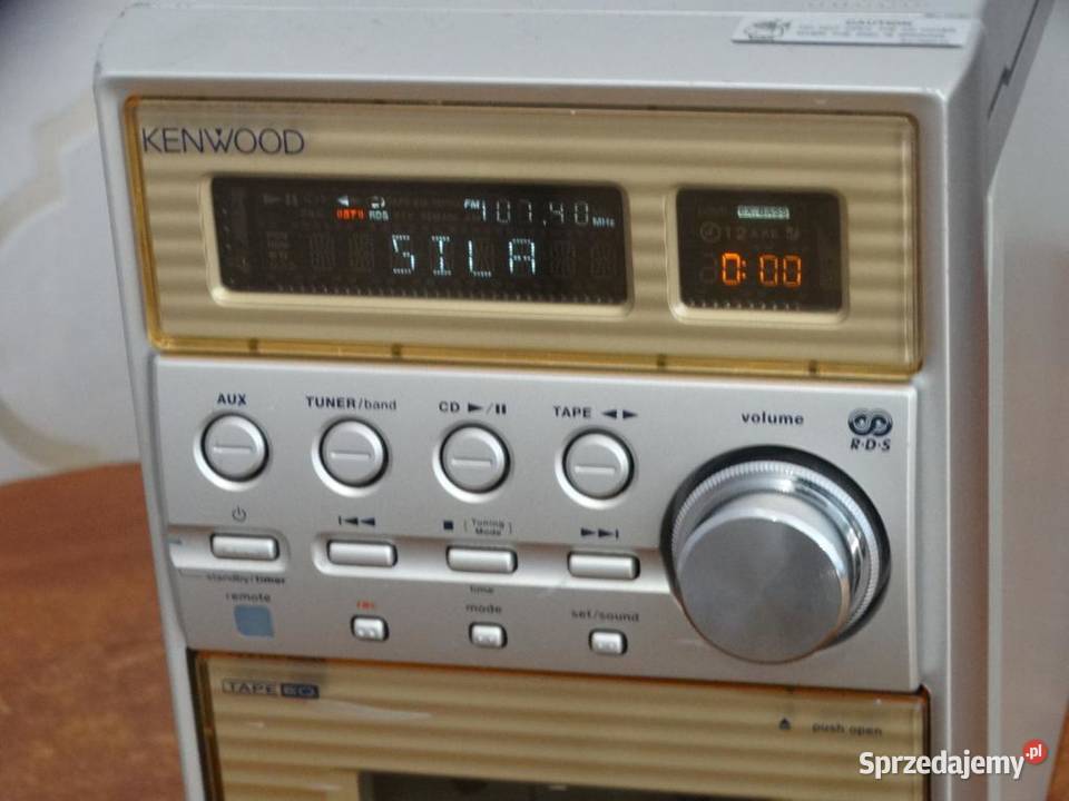 Wieża Kenwood RDS AUX mocna WYSYŁKA Jasło sprzedam