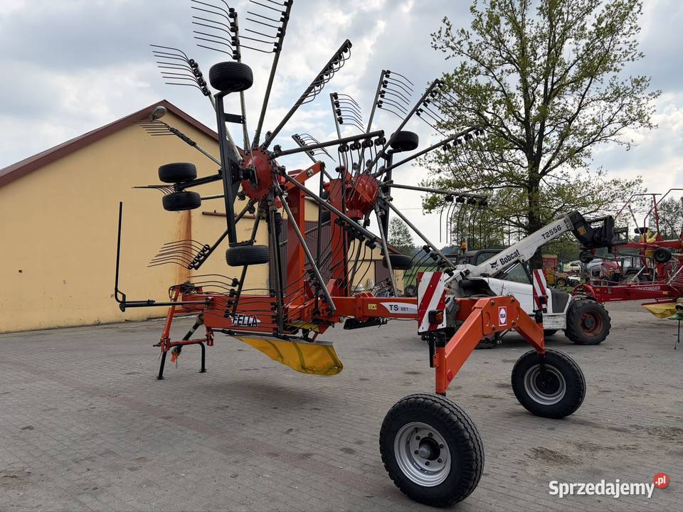 Fella TS 880 zgrabiarka 2 karuzelowa nieuszkodzony Myszyniec