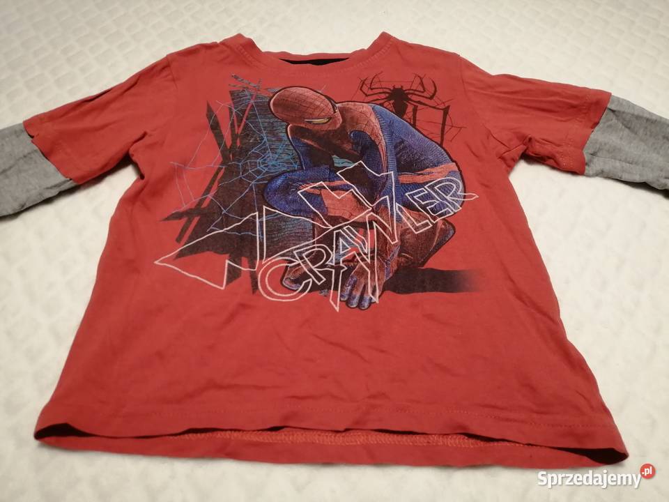 Koszulka długi rękaw Marvel 110 SpiderMan Odzież Rozmiar 110