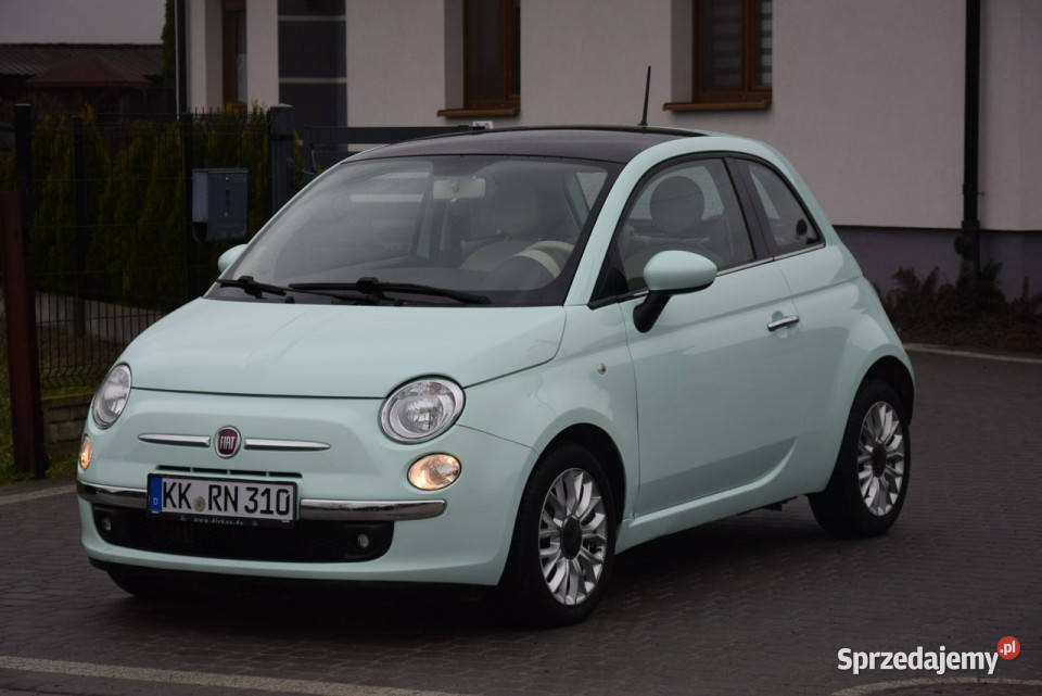 Fiat 500 09B 2014r Klima Panorama 2 KPL KÓŁ Majdan Sieniawski