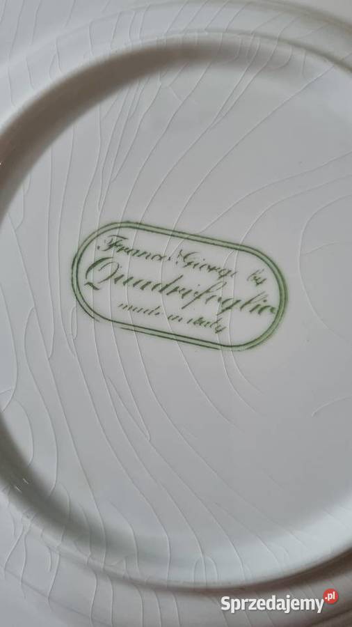 Talerze deserowe italy Zastawa stołowa Wola Podłężna