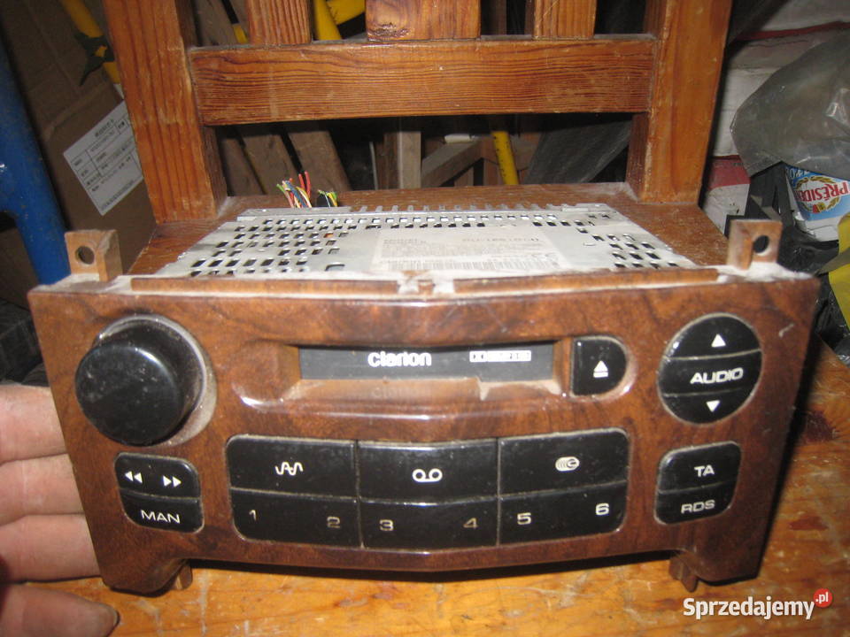 Radio radioodtwarzacz kasety Oryginalny Peugeot Clarion Radioodtwarzacze małopolskie