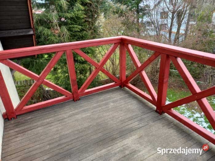 Balustrady drewniane zewnetrzne małopolskie Dobczyce