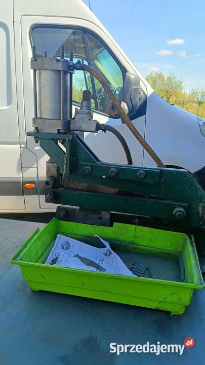 Prasa Hydrauliczna Gilotyna do drutu ze stołem Produkcja Przysieka