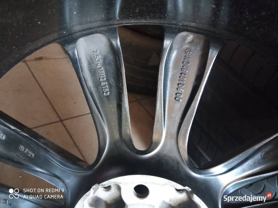 Oryginalne felgi Mercedes 18 z ładnymi oponami Zamość