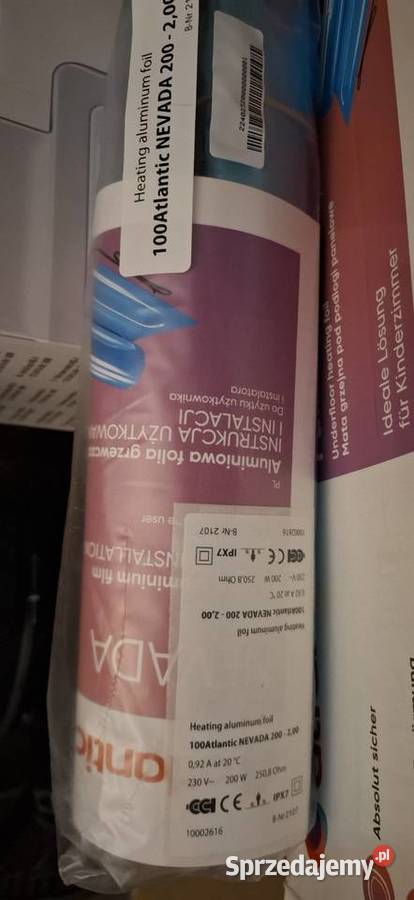 Atlantic Nevada folia grzewcza 200W 2m2 Kajetany sprzedam