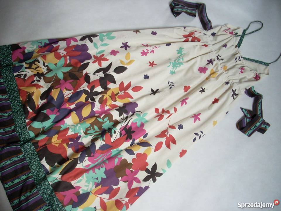 LOOK Letnia Sukienka Maxi Bawełna M L Spódnice i sukienki Nowy Sącz