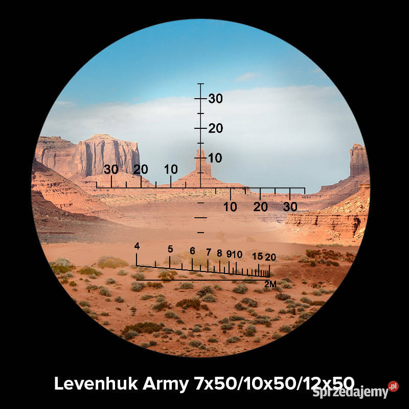 Lornetka Levenhuk Army 7x50 z celownikiem