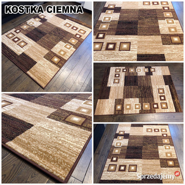 Dywan Alfa kostka ciemna różne wymiary podlaskie