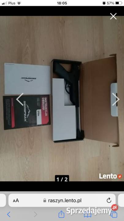 Wiatrowka pistolet Snowpeak Sp500 55mm Warszawa