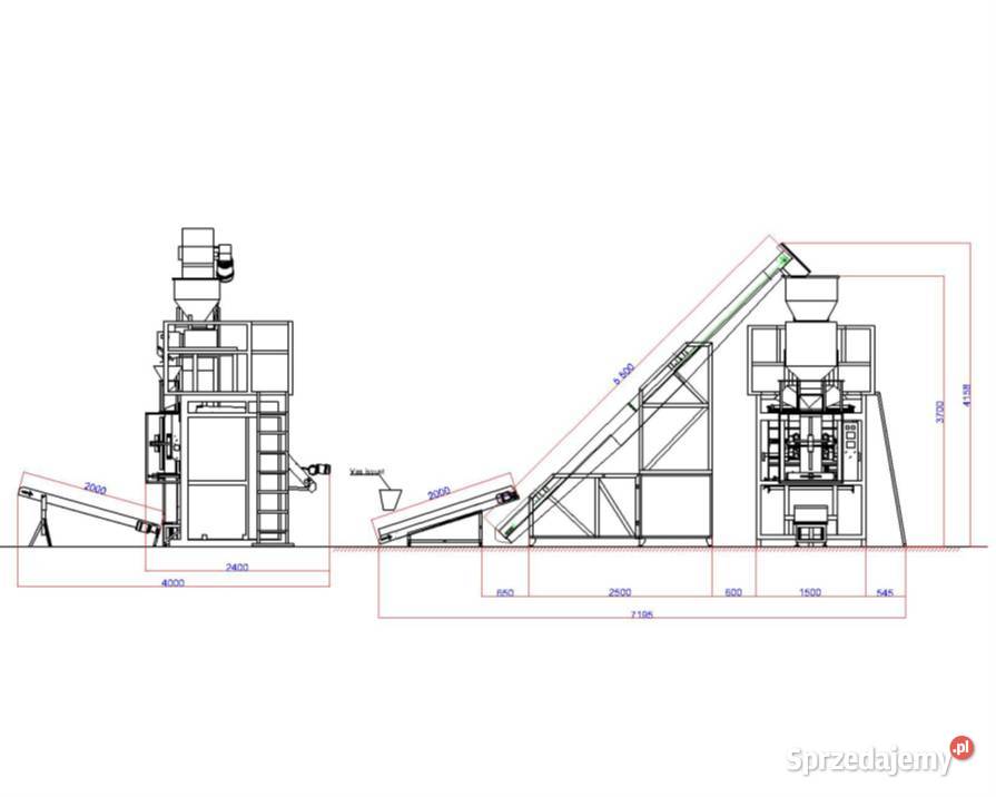 Automat pakujący pellet APKZ1500 Szczecinek