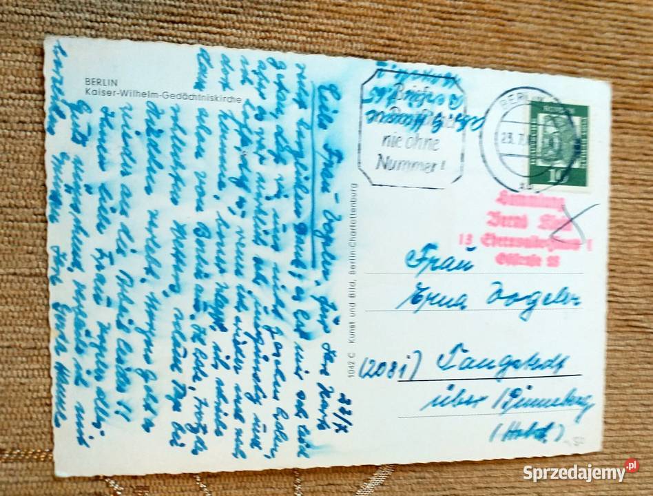 BERLIN WIDOK NA KOŚCIÓŁ PAMIĘCI CESARZA WILHELMA