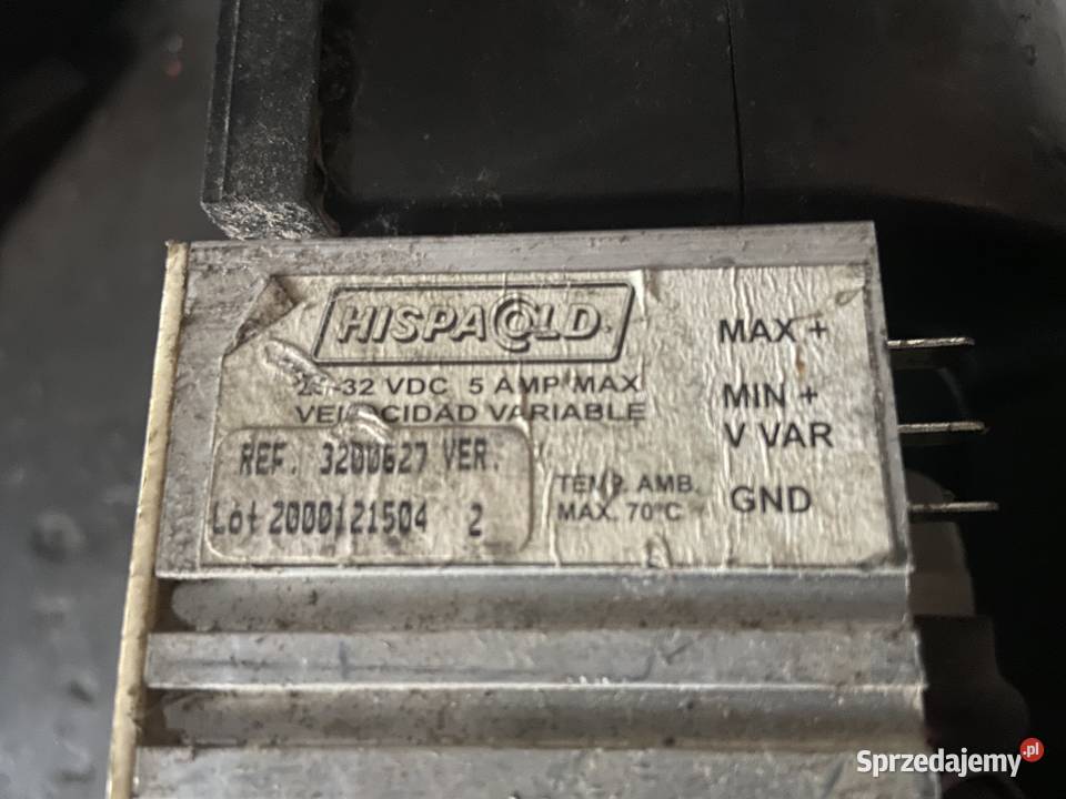 Regulator Nadmuchu Bus Klima Hispacold 3200627 Maszewo