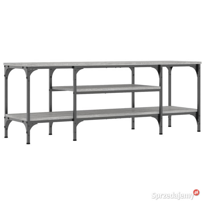 Szafka pod telewizor szary dąb sonoma 121x35x45 RTV mazowieckie Warszawa