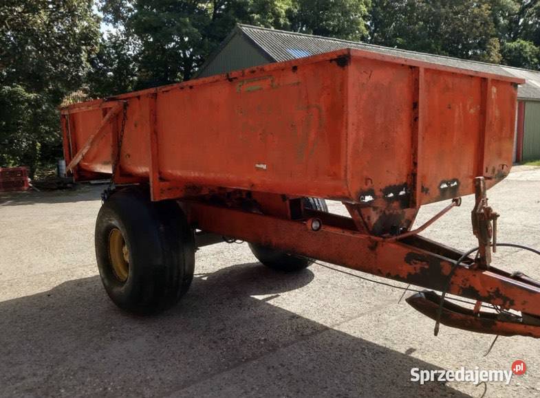 Przyczepa skorupowa bav 8 ton nieuszkodzony Przyczepy rolnicze Wysokie Mazowieckie