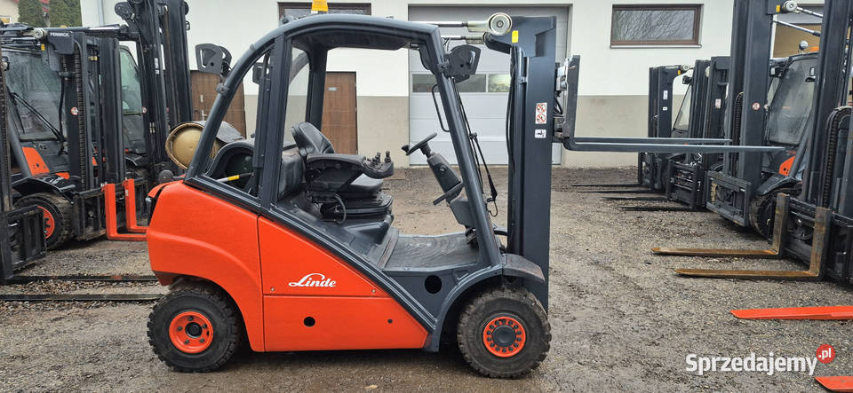 Wózek Widłowy Linde H25T Triplex 470 m 4 sekcje Linde