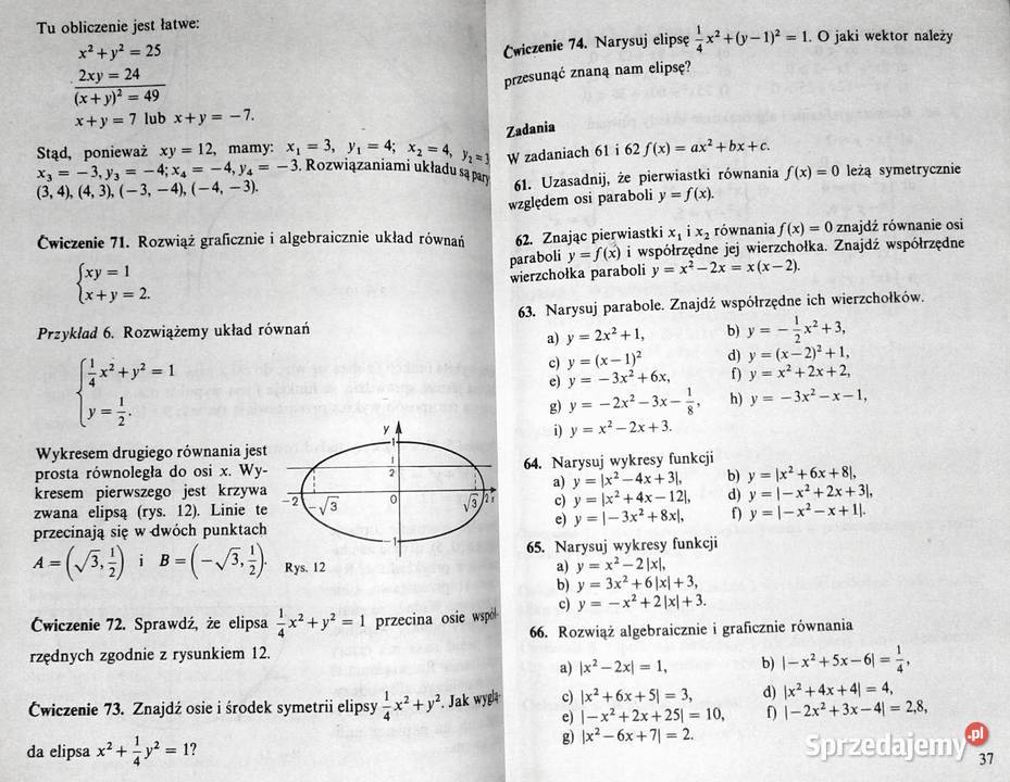 Matematyka 2 Podręcznik LO i technukum Jan sprzedam