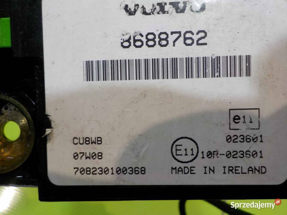 VOLVO S80 II 07r sterownik modul alarmu 8688762 Wyposażenie elektryczne