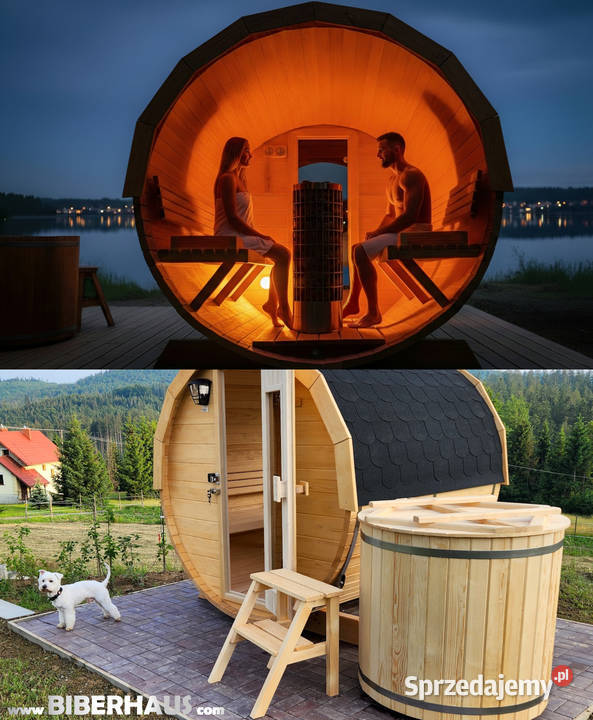 SAUNA Ogrodowa 200 OKNO 100 BECZKA 500L Nowy Targ