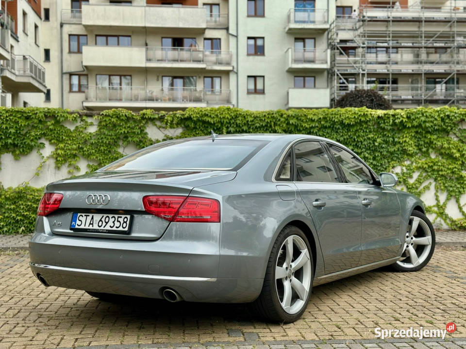 Audi A8 Faktura VAT 23 42 TDI wyposażenie D4 garażowany Tarnowskie Góry