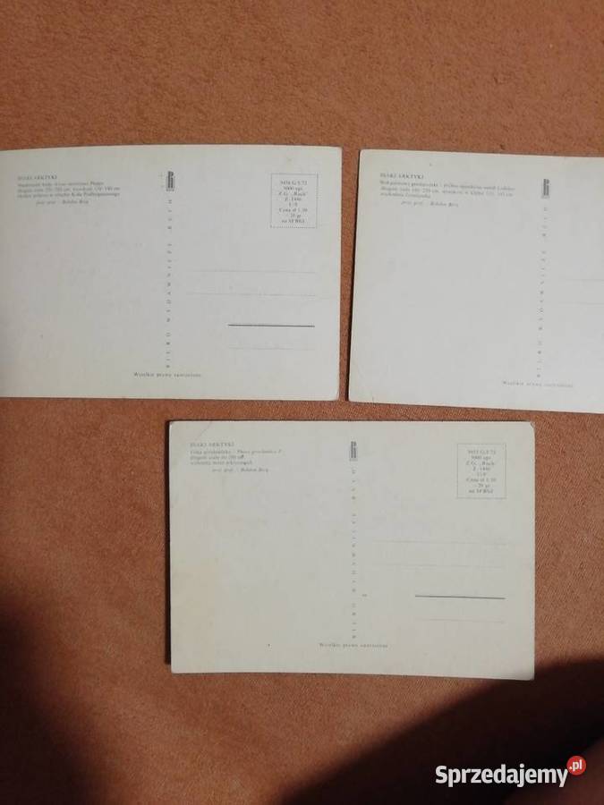 Berg Ssaki Arktyki kartki pocztowe małopolskie sprzedam