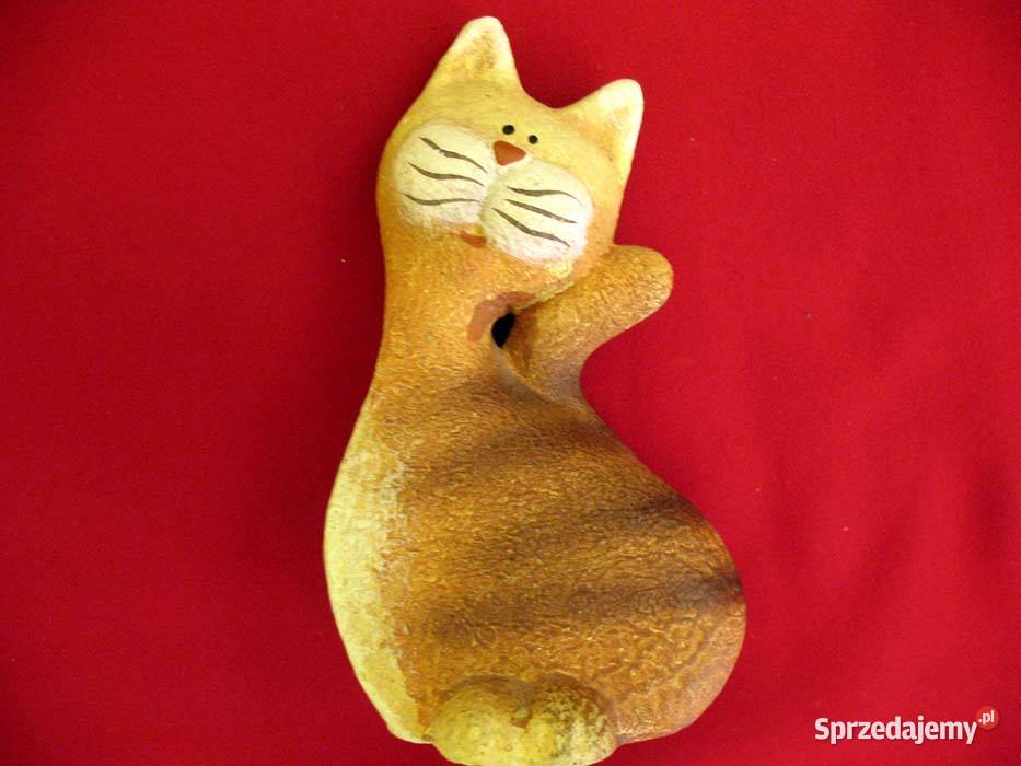 Kot szczęśliwy kotek abstrakcyjna figurka 11 x Siedlce