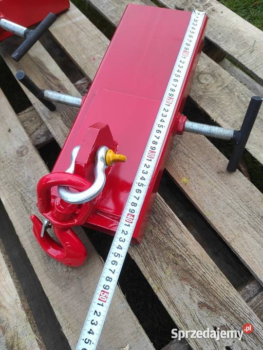 Zawiesie trawers hakowe na jedną widły wózka Kłobuck