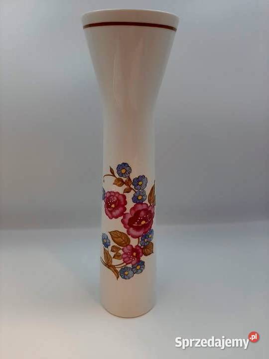 Piękny porcelanowy wazon sygnowany niemiecki Inowrocław