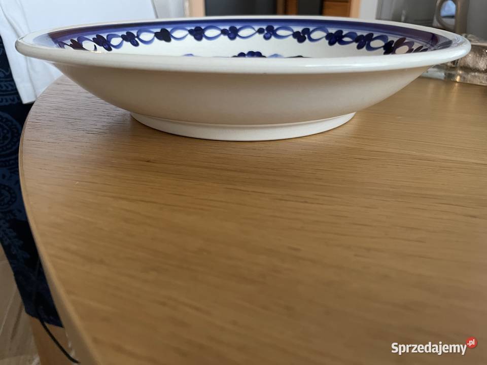 Włocławek fajansowy talerz dekoracyjny PRL Pruszcz Gdański