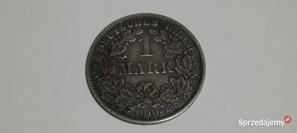 moneta Niemcy 1 marka 1906 A Warszawa