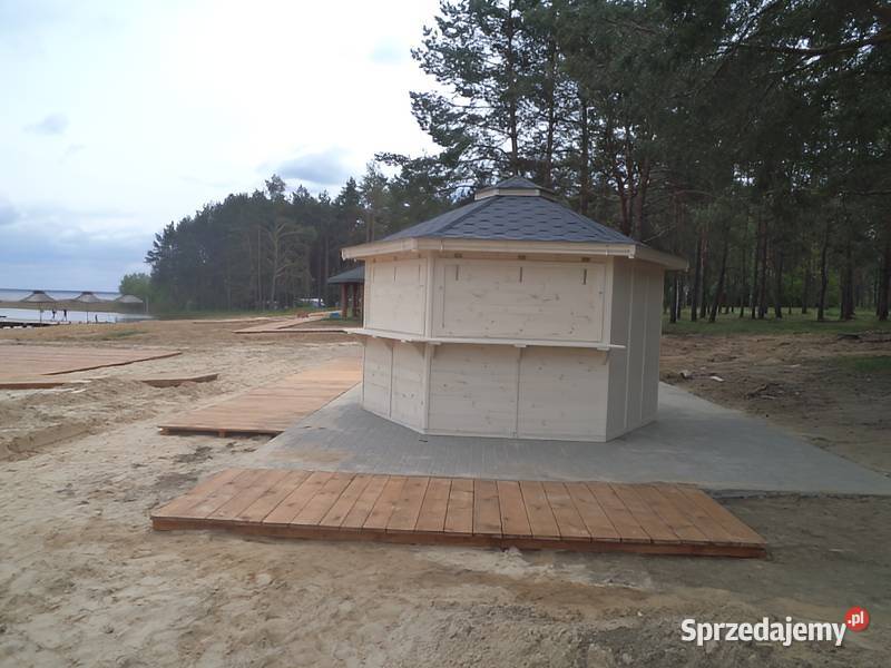 DOMEK HANDLOWY 6 5M DREWNIANY KIOSK SKLEPIK Parzymiechy