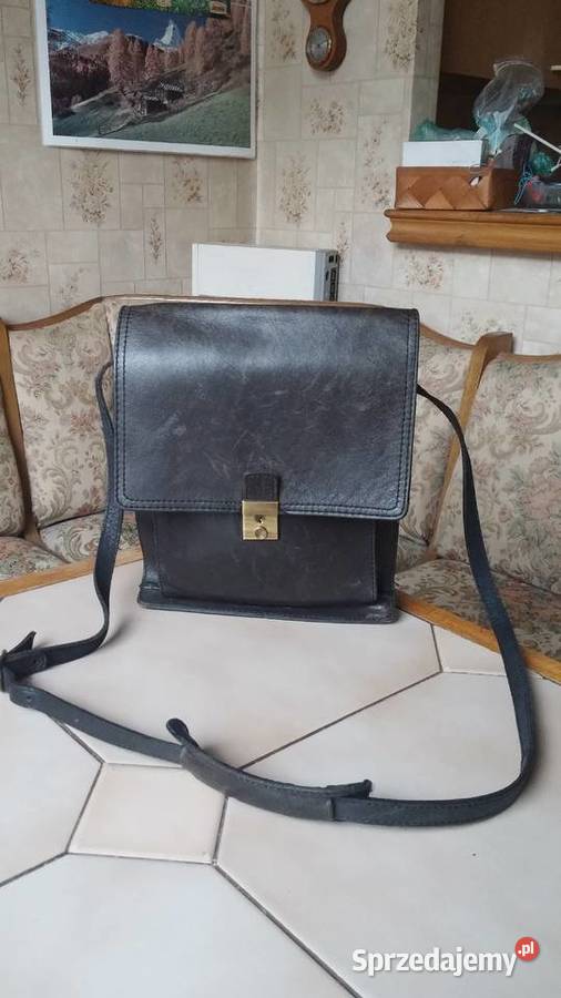 Oryginalna skórzana raportówka Belsac śląskie Sosnowiec