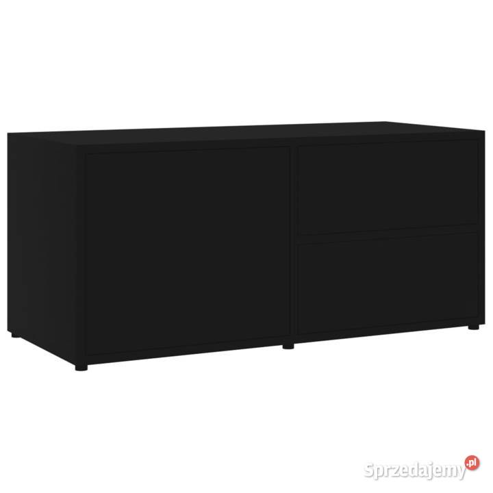 vidaXL Szafka pod TV czarna 80x34x36 materiał Warszawa sprzedam