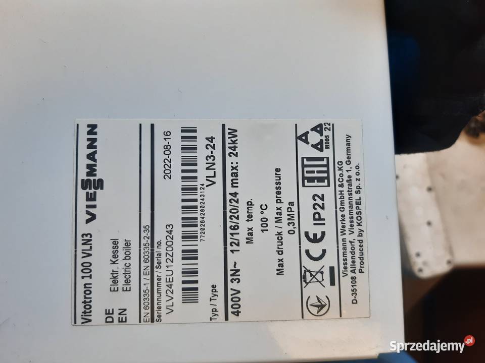 Sprzedam kocioł elektryczny viessmann Henrykowo sprzedam