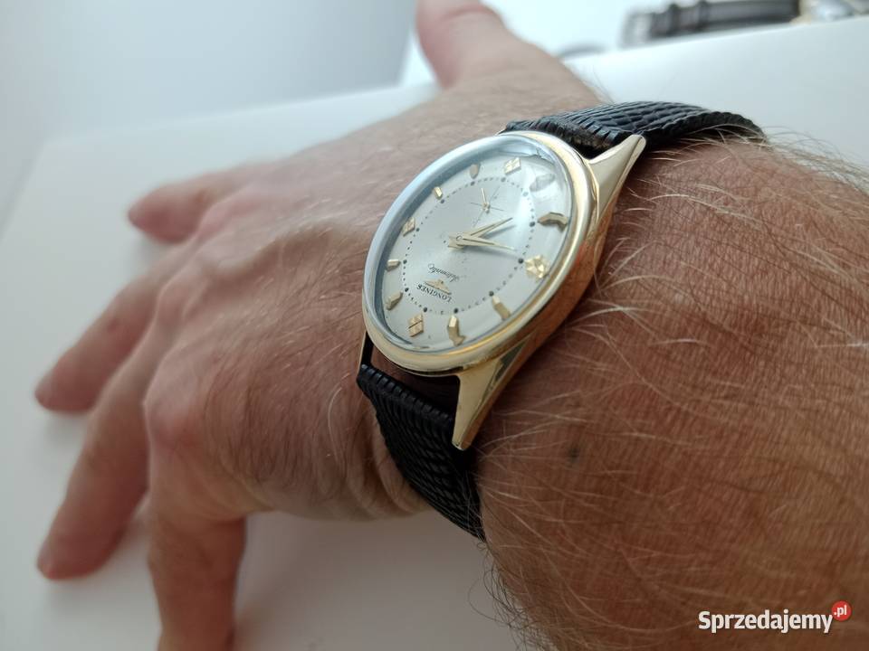 Longines zegarek złoto 14k Vintage Automat Krzeszowice