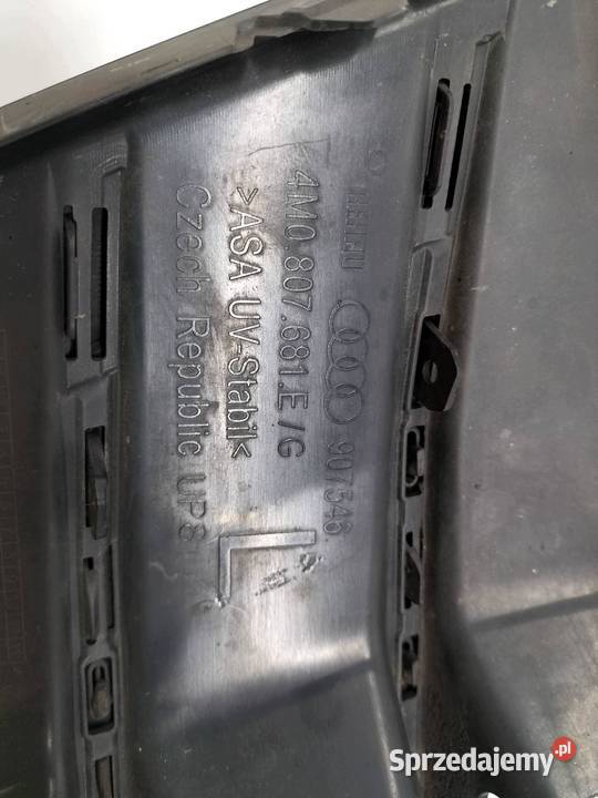 KRATKA ZDERZAKA LEWY PRZÓD 4M 4M0807681E Audi Q7