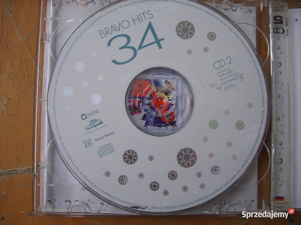 Skladanka CD BRAVO HITS 34 2 CD 2001 Wołów sprzedam