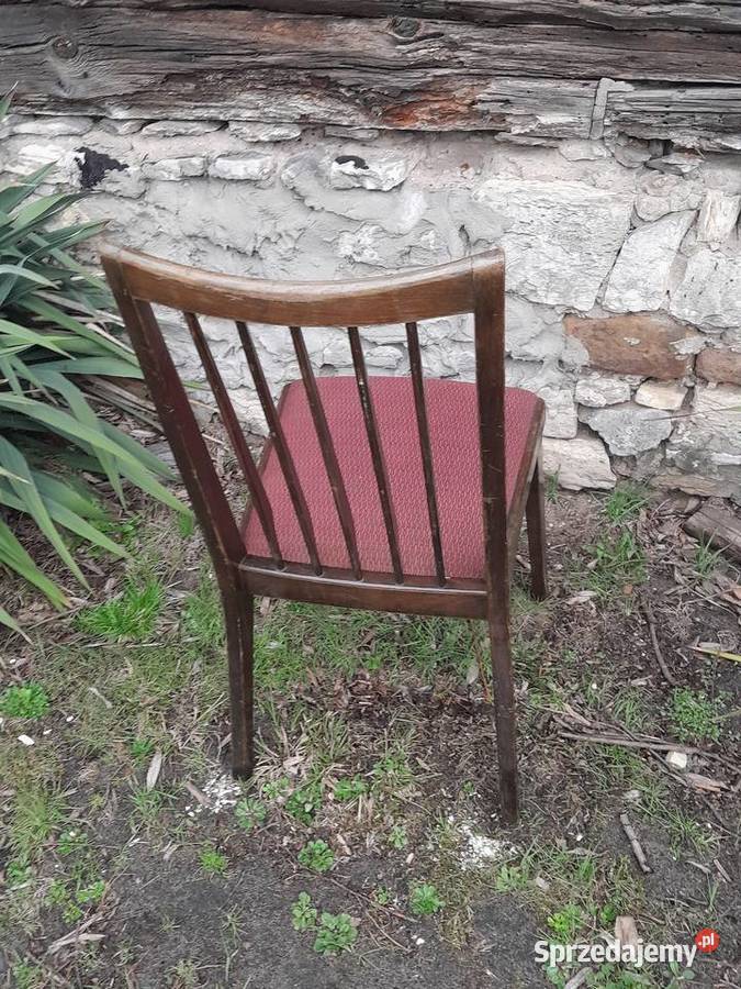 Stare krzesło PRL patyczak zabytek retro vintage Dąbrowa Górnicza