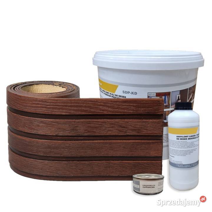 Lamel Elewacyjny MAHOŃ Imitacja Drewna zestaw Gdów