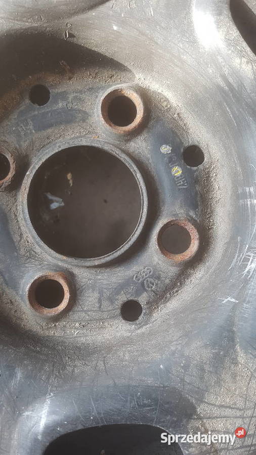 Komplet felg stalowych 13 4x100 Et 38 VW Opel podkarpackie Sietesz sprzedam
