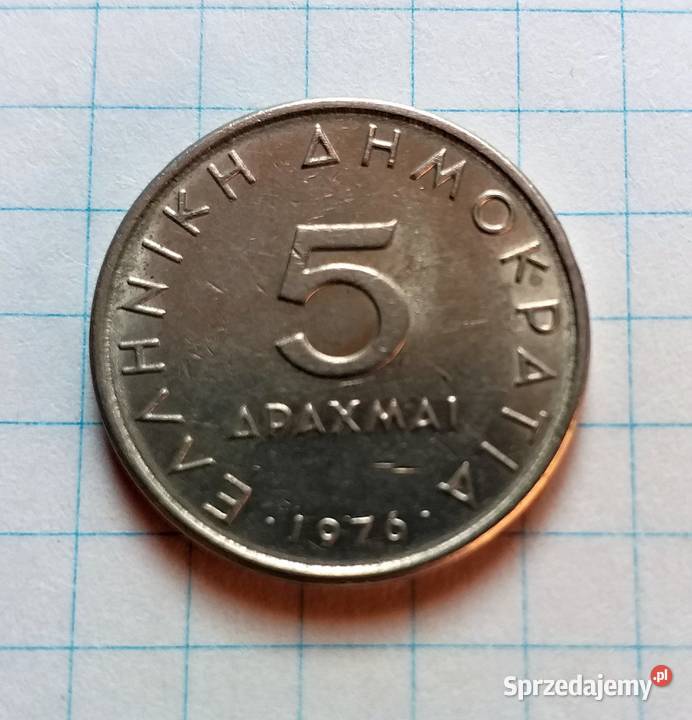 5 DRACHM 1976 GRECJA sprzedam