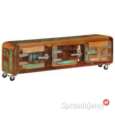 vidaXL Szafka pod TV 120x30x37 lite drewno